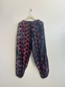 Pantalones Harem de Seda Estilo Gitano Indio, Pantalones de Yoga Cómodos, Pantalones de Pijama - Product Image 4