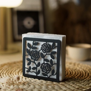 Modern Wood <b>Tissue</b> Box Free Standing Rectangular Design Natural Finish in Affordable Price - Product Image 5