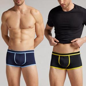 Ropa Interior Masculina Cómoda de Fibra de Bambú, Tanga Sexy con Encaje, Bolsa de Soporte, Transpirable, con Logotipo Clásico - Product Image 3