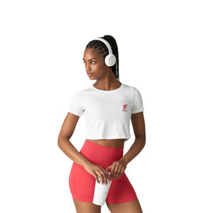 Top Corto de Mujer, Elegante, para Verano, Tejido Fino, Transpirable, Antiarrugas, Fácil de Lavar, Corte Regular, Prenda Moderna - Product Image 2