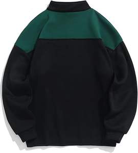 Sudadera de Forro Polar Vintage con Cierre de Cremallera de Cuarto y Mangas Raglán Bordadas - Product Image 5