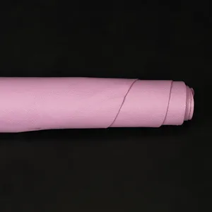 Cuir violet grainé de haute qualité, cuir véritable de première qualité, option de stock pour sacs à main, chaussures, portefeuilles et projets de création artisanale - Product Image 4