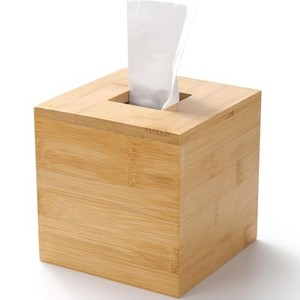 กล่องกระดาษทิชชูทำจากไม้ไผ่แผ่นไม้ออกแบบได้ตามที่ต้องการ - Product Image 2