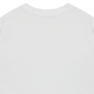 เสื้อยืดผู้ชายปักลายพรีเมียม ผ้าฝ้าย 100% น้ำหนัก 230 กรัม สีขาวบริสุทธิ์ สวมใส่สบาย สไตล์ลำลอง สตรีทแวร์ เนื้อผ้านุ่ม ระบายอากาศได้ดี - Product Image 5