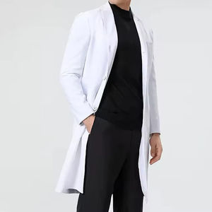 Fabricants OEM de haute qualité, uniformes d'hôpital sur mesure, vente en gros, infirmiers, médecins, unisexe, femmes, blouse de laboratoire blanche médicale - Product Image 1