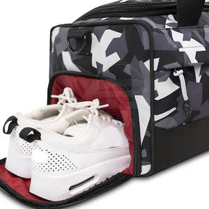 Bolsas deportivas de nailon/poliéster para gimnasio, MOQ bajo, tela cómoda, unisex. - Product Image 5