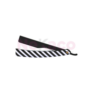 Blue Stainless Steel Handle Manual Folding <b>Straight</b> Razor Single Blade Replaceable Stainless Steel Custom Brand for Men - Product Image 4