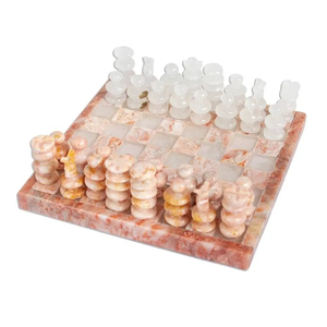Indian Handmade Resin Chessboard Customized Color Custom Size Durable Unisex Elegant Fusion Craftsmanship Precision Play Indoor - Product Image 5