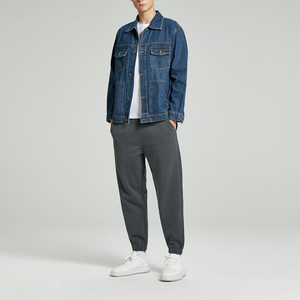 Wholesale Mens Denim Jacket Street Style Slim Fit Durable Cotton Coat For Spring Autumn Fashionable Streetwear Menswear - Product Image 5