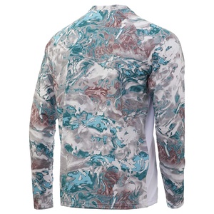 <b>Men's</b> Long Sleeve Hunting <b>Shirt</b> Sublimation Print Moisture-Wicking Polyester Summer Outdoor Wear - Product Image 6