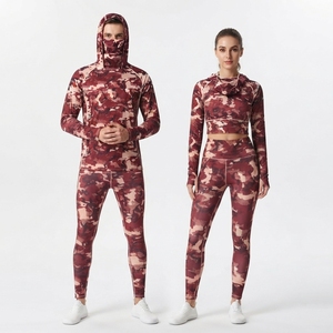 Sweat à capuche de pêche OEM à manches longues avec protection solaire et masque facial, maillot de pêche en sublimation, protection anti-UV à manches longues, vente en gros - Product Image 2