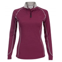 T-shirt décontracté pour femmes grandes tailles, en spandex/polyester extensible, respirant, anti-rides, uni, brodé, col rond, manches longues