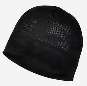Unisex Black Camouflage <b>Beanie</b> Breathable <b>Waterproof</b> Polyester Outdoor Hat 56-58CM Casual Adult Winter Cap - Product Image 1