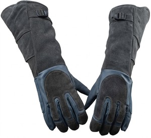 Durable Leather Welding <b>Gloves</b> with Kevlar Liner for MIG Safety Heat Flame Spark Resistant for Industrial Work Metal Fabrication - Product Image 6