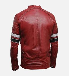 แจ็กเก็ตหนังสำหรับผู้ชายเสื้อโค้ททรงสลิมฟิตแบบพรีเมียมแจ็กเก็ตหนังสำหรับสั่งซื้อจำนวนมาก - Product Image 2