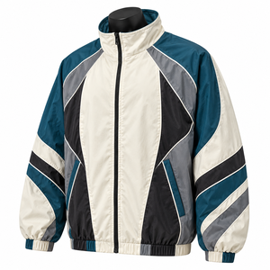 <b>Mens</b> Winter Windbreaker <b>Jacket</b> with Stand Collar Hooded Design Lightweight Breathable Low MOQ - Product Image 5