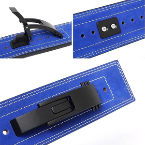 Ceinture de soutien lombaire en cuir artificiel robuste pour la musculation et le bodybuilding - Antidérapante unisexe - Product Image 6