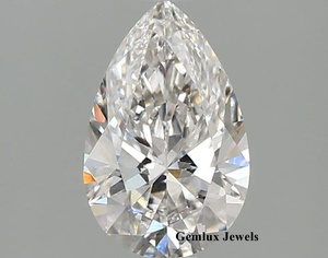 Diamant de laboratoire en vrac de 9 carats, taille poire, clarté VS/VVS, couleur E/F, certifié IGI, prix de gros - Product Image 1