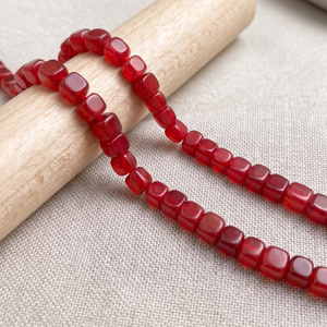 8mm Natural Onyx Square <b>Beads</b> for DIY Jewelry Making and Clothing Accessories - Product Image 2