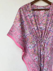 Vestido Kaftán Informal de Verano con Estampado Tropical, sin Mangas, de Algodón, con Estampado Digital, para Mujer, Ropa de Playa - Product Image 4
