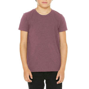 T-shirt en coton biologique surdimensionné et épais pour garçons et enfants, avec logo brodé personnalisé, vente en gros - Product Image 1
