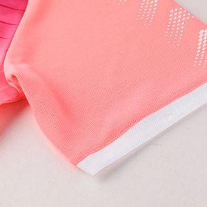 Men's Soccer Jersey Shorts Set <b>Pink</b> Geometric Print Moisture Wicking Polyester Short Sleeve Round Neck Regular Fit All Seasons - Product Image 4
