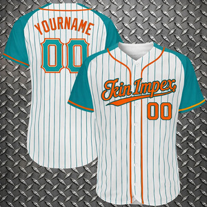 Sweat-shirt Hip-Hop Respirant Imprimé Numérique OEM pour Baseball et Softball, Hommes, Femmes, Adultes, avec Logo Cousu, Nom et Blocs de Couleurs, Maillot - Product Image 1