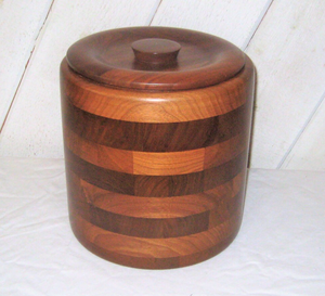 Cubo de hielo para vino de madera de la mejor calidad con asas, doble cara, con tapa, para manualidades, bar, fiestas, cócteles, enfriador de champán - Product Image 6