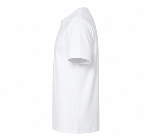 Camiseta Blanca de Alta Calidad 100% Algodón para Hombre, Corte Regular, Cuello Redondo, Lisa, con Logotipo Personalizado, al por Mayor, Ropa de Verano - Product Image 2