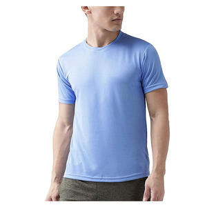 เสื้อยืดออกกำลังกายวิ่งสำหรับผู้ชายรุ่นใหม่ที่ดีที่สุด ออกแบบเองได้ บริการ OEM ODM ครบวงจร แห้งเร็ว ฟิตเนส กีฬา ทรงโอเวอร์ไซส์ - Product Image 5