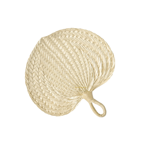 Traditional Vietnamese Palm Leaf Seagrass Hand Fan High Quality Sustainable Material Manual <b>Cooling</b> Fan For Home Ornament - Product Image 3