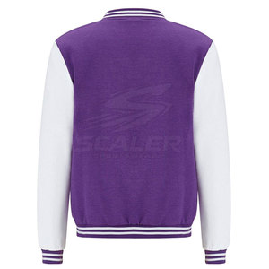 Fashion Streetwear Collection Men Winter Varsity Jacket Custom Patch Design Button Front Stand Windproof Breathable <b>Fleece</b> - Product Image 3