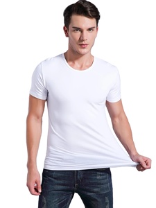 เสื้อยืดแขนสั้นผ้าฝ้ายน้ำหนักเบาสำหรับฤดูร้อน ระบายอากาศได้ดี ไม่ยับ มีสีและขนาดให้เลือก ทรงปกติสำหรับผู้ชาย - Product Image 4