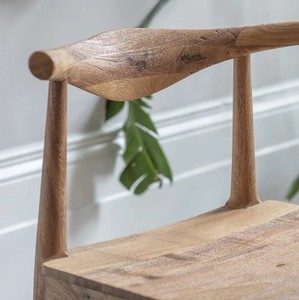 Ensemble de salle à manger en bois massif, table rectangulaire et chaises, meubles en bois rustiques et modernes pour la maison, la villa, l'hôtel - Product Image 5
