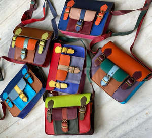 Hot Selling Recycled Leather Handbag High Quality <b>Ladies</b> Purse Women Stylish Colorful Shoulder Bag - Product Image 6