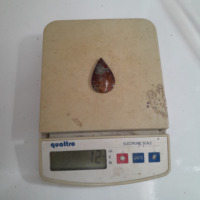 Venta al por mayor de alta calidad Natural Indonesia musgo ágata Natural cabujón piedras preciosas artesanías curación cristal 3X2,5 cm