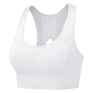 High Impact Sports Bra Full Coverage Racerback Fitness Bra Mesh Tank Top Padded Gym <b>Vest</b> for Boxing Yoga Workout <b>Running</b> - Product Image 2