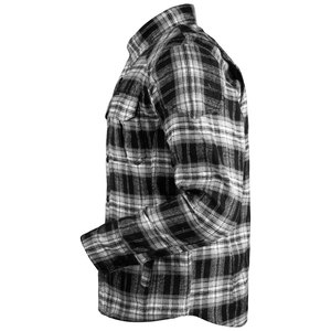 Camisa de Motociclista de Franela Extra Suave a Cuadros, Elegante para Todas las Temporadas, Ropa de Carreras de Motos y Autos, Poliéster/Algodón, Impermeable y Resistente al Viento - Product Image 3