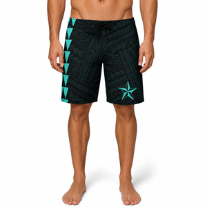 Shorts de surf pour hommes à séchage rapide, shorts de plage avec logo avant, maillots de bain légers, écologiques, respirants, en toile, toutes tailles - Product Image 1