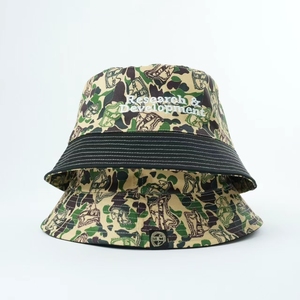 Sombrero de Pescador Reversible Unisex Personalizado, 100% Algodón, con Estampado, para Actividades al Aire Libre, Sombreros de Camuflaje Bordados, Calidad Premium - Product Image 1