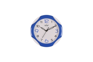 SONAM Round Quartz Wall <b>Clock</b> Analog Plastic Minimalist Design Black <b>White</b> Living Room Decor Silent Battery Operated - Product Image 2