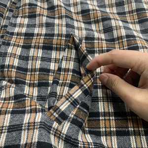 Vente en gros : Veste à capuche en flanelle pour homme, hiver, haute qualité, écologique, coupe-vent, décontractée, à carreaux, style streetwear, épaisse - Product Image 6