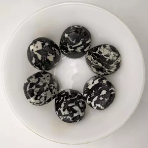 หินแจสเปอร์ลายม้าลายธรรมชาติ รูปทรงวงรี ขัดเงา สำหรับเป็นของขวัญตกแต่ง - Product Image 2