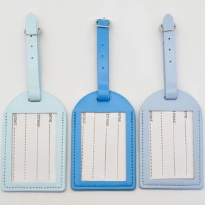 Durable Genuine Leather Baggage Tags with Adjustable Buckle <b>Straps</b> Professional Grade Full Grain Leather Identifiers LTG-0306 - Product Image 6