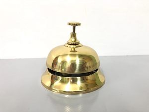 Brass Table <b>Bell</b> Hotel Reception <b>Bell</b> Office School Service <b>Bell</b> Vintage Antique Brass Desktop <b>Calling</b> <b>Bell</b> Desk Service <b>Bell</b> - Product Image 3