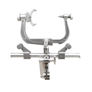 Reusable Surgical Skull Clamp Head Fixation Device with <b>Adjustable</b> Articulating Arm and <b>Table</b> Rail Clamp for Medical Use - Product Image 3