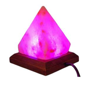 Meilleure mini lampe de sel bleue en forme de pyramide, sculptée, écologique, avec emballage personnalisé, artisanat naturel, Sian Enterprises - Product Image 3
