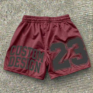 Shorts de jogging personnalisés pour hommes, tissu doux, taille élastique, shorts de fitness et de course, fabrication en gros - Product Image 3