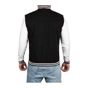 Stonefield Manufacturing Varsity <b>Jacket</b>-100% Wool Hooded <b>Waterproof</b> Patchwork Reversible Streetwear <b>Winter</b> Outerwear - Product Image 2