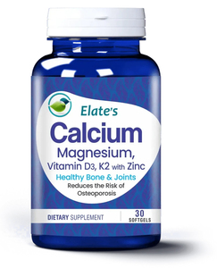 Cápsulas Blandas de Calcio, Magnesio, Vitamina D3, K2 y Zinc 5 en 1, Suplemento para el Soporte de Huesos y Articulaciones - Product Image 1